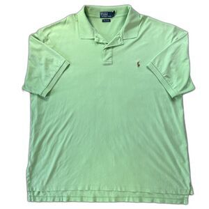 Polo Ralph Lauren Men 3XLT Green Multi-Pony Big Tall Interlock Spring Prep
